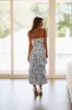 Because I Love You Maxi Dress - Cream and Blue sold by Hazel & Olive