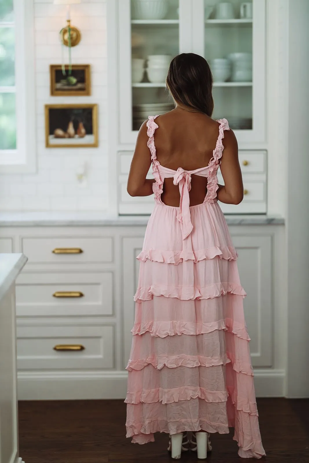 Slice of Heaven Maxi Dress - Pink sold by Hazel & Olive product image thumbnail 4