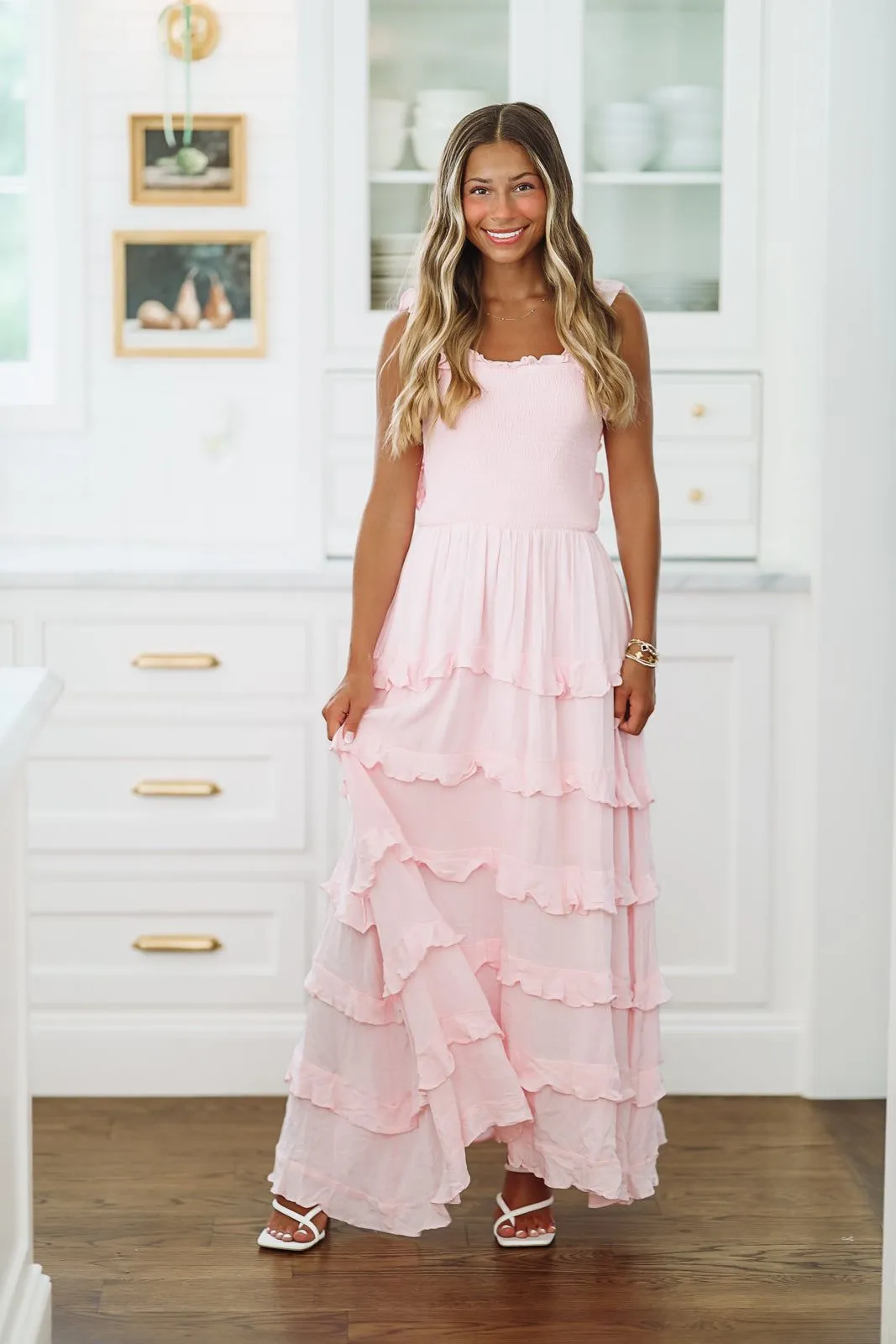 Slice of Heaven Maxi Dress - Pink sold by Hazel & Olive product image thumbnail 3