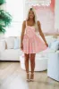 Not Your Girl Floral Mini Dress - Pink and Cream sold by Hazel & Olive
