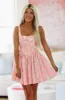 Not Your Girl Floral Mini Dress - Pink and Cream sold by Hazel & Olive