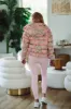 Floral Puffer Jacket - Pink sold by Hazel & Olive