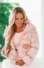 Floral Puffer Jacket - Pink sold by Hazel & Olive
