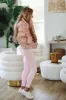Floral Puffer Jacket - Pink sold by Hazel & Olive