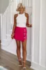 Rhinestone Bow Mini Skort - Pink sold by Hazel & Olive