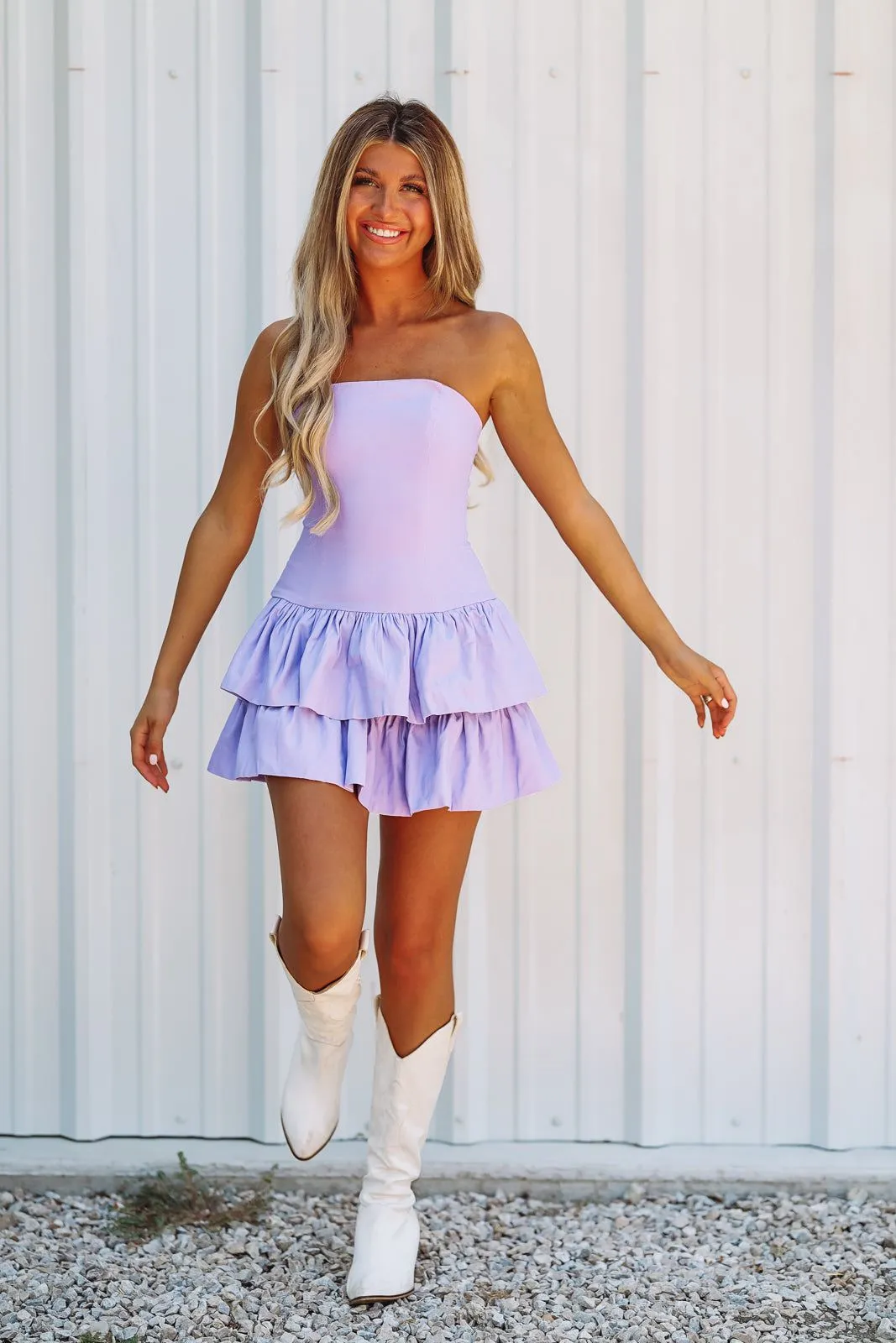 Remy Mini Dress - Purple sold by Hazel & Olive product image thumbnail 3