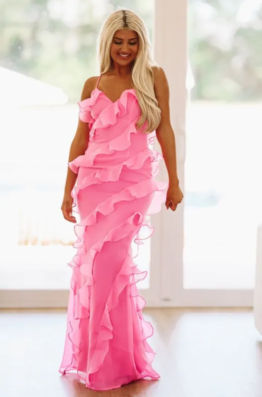 A New Love Maxi Dress - Fuchsia sold by Hazel & Olive