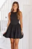 Just Stopping By Mini Dress - Black sold by Hazel & Olive