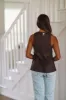 Hot Java Vest Top - Brown sold by Hazel & Olive