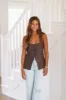 Hot Java Vest Top - Brown sold by Hazel & Olive