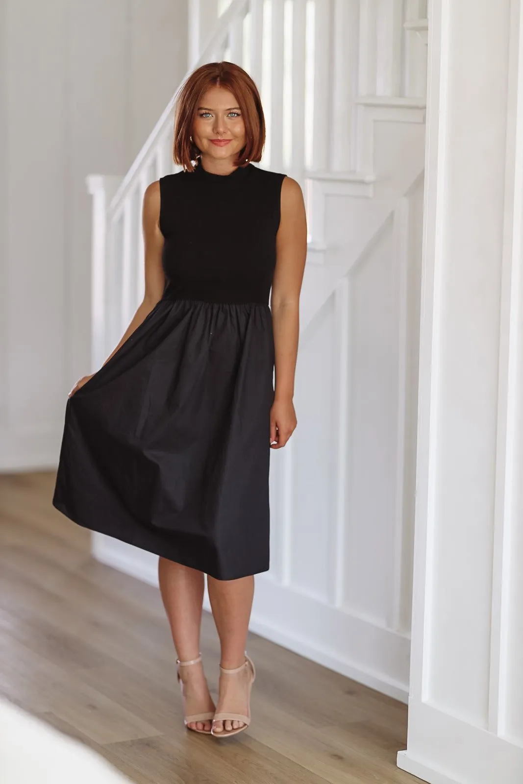 My Partner Midi Dress - Black (FINAL SALE) sold by Hazel & Olive product image thumbnail 3