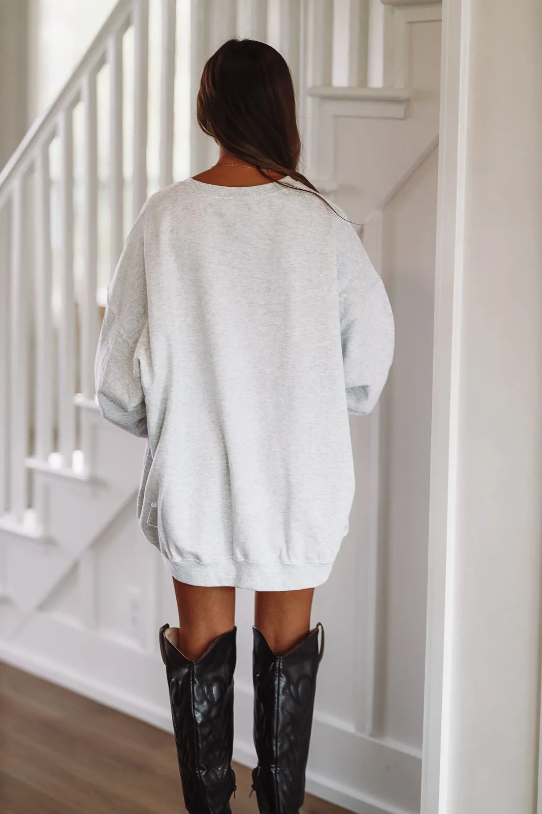 Vintage Arkansas Basketball Oversized Sweatshirt - Grey sold by Hazel & Olive product image thumbnail 3