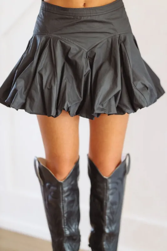 Force of Nature Mini Skirt - Black sold by Hazel & Olive