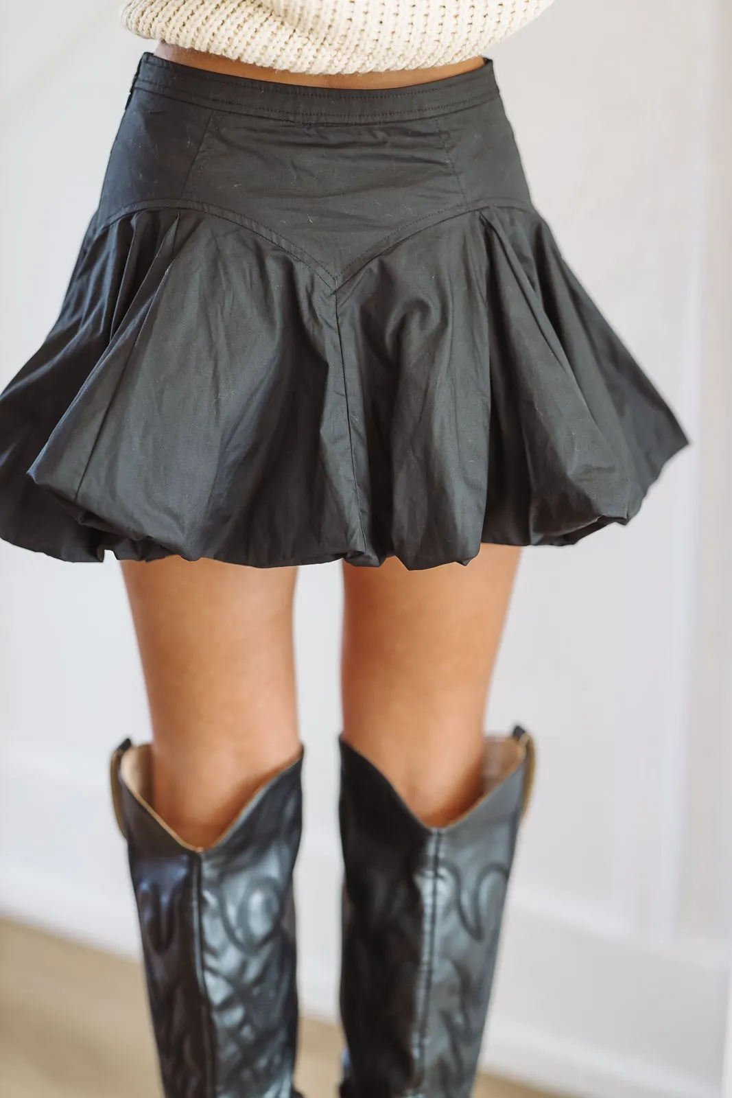 Force of Nature Mini Skirt - Black sold by Hazel & Olive product image thumbnail 3
