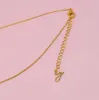 Let Me Sparkle Bubble Letter Necklace - Gold sold by Hazel & Olive