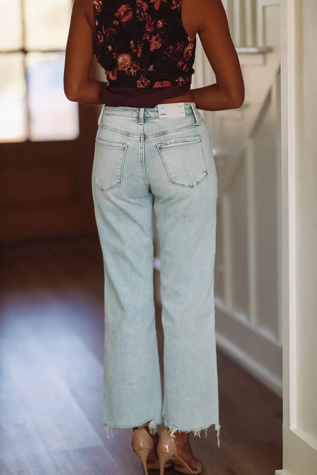 Aileeah High Rise Jeans - Light Wash sold by Hazel & Olive product image thumbnail 3