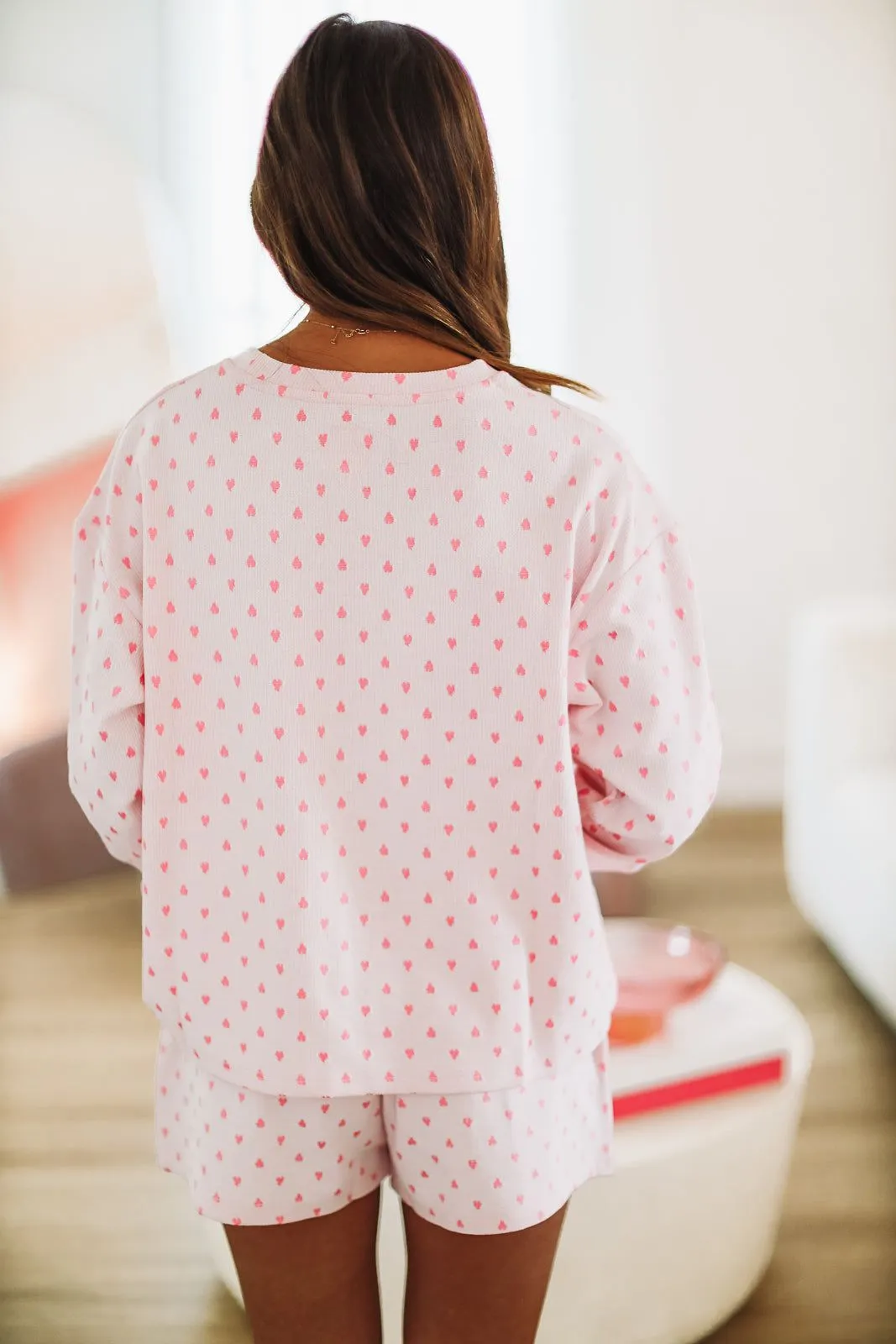 Slumber Party Pajama Shorts - Pink sold by Hazel & Olive product image thumbnail 2