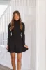 Cozy In Knit Sweater Mini Dress - Black sold by Hazel & Olive