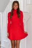 Cozy In Knit Sweater Mini Dress - Red sold by Hazel & Olive