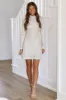 Last Call Mini Dress - Cream sold by Hazel & Olive
