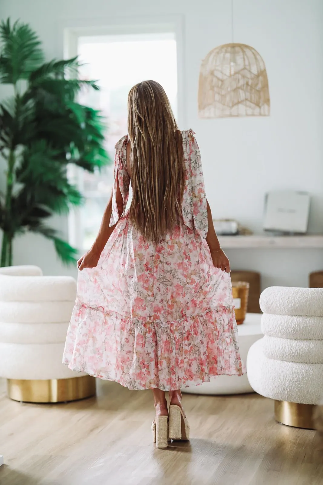 Dressed to Impress Maxi Dress - Pink sold by Hazel & Olive product image thumbnail 2