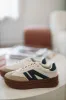 Walkin' Pretty Tennis Shoes - Taupe and Green sold by Hazel & Olive