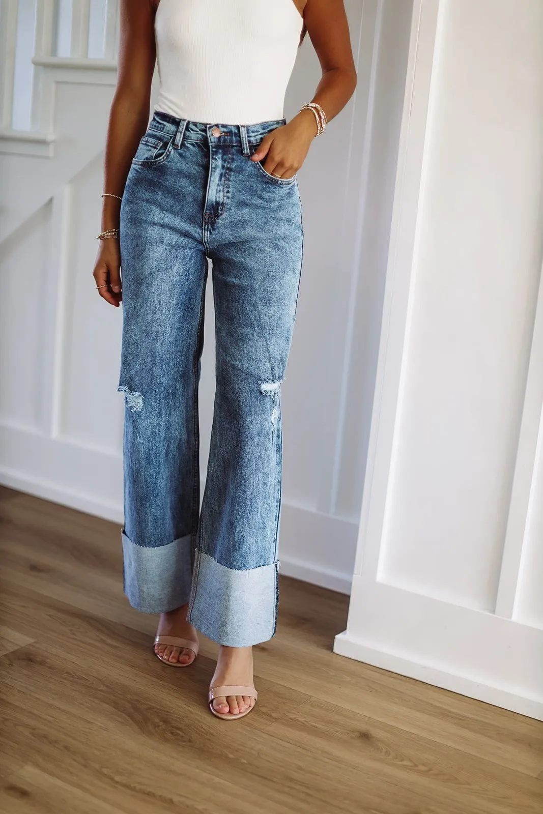 Back to School Jeans - Medium Wash sold by Hazel & Olive product image thumbnail 3