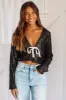 Let's Go To NY Crop Top - Black sold by Hazel & Olive