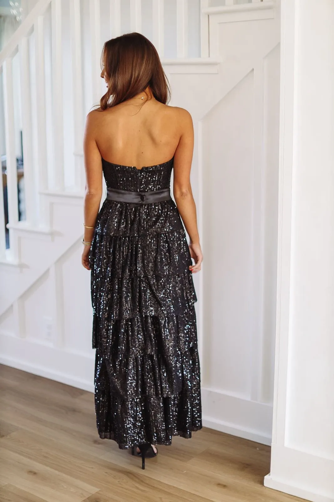 Set on Forever Maxi Dress - Black (FINAL SALE) sold by Hazel & Olive product image thumbnail 3