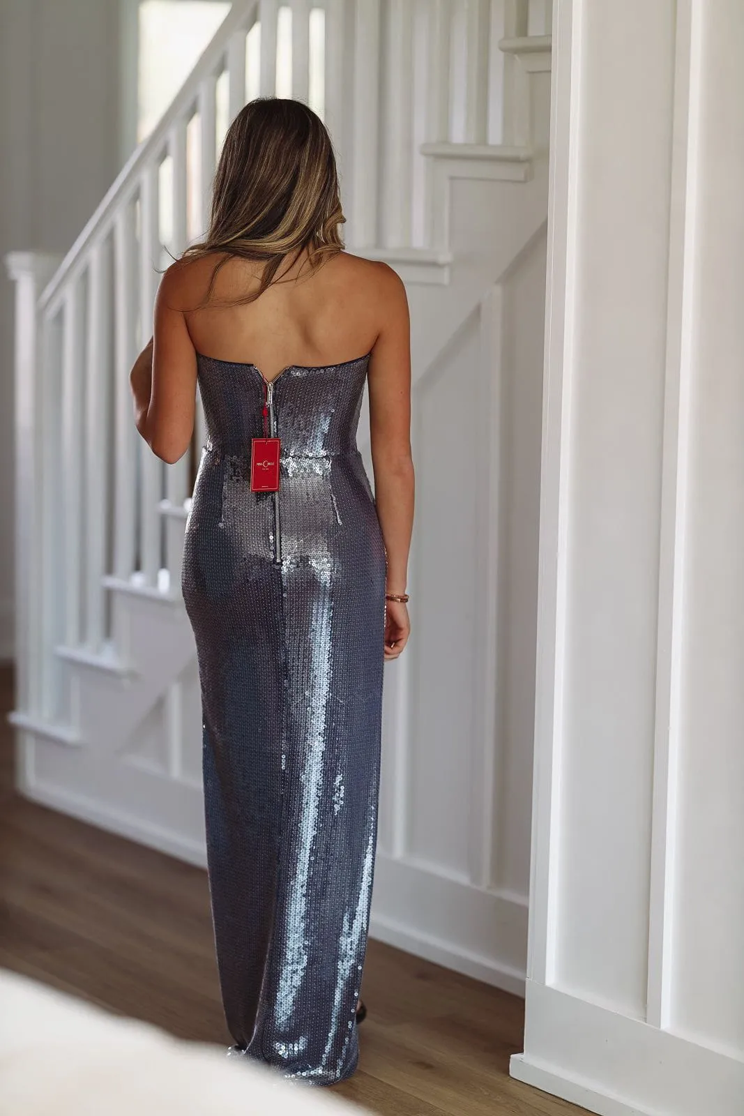 Plotting the Night Maxi Dress - Navy sold by Hazel & Olive product image thumbnail 2