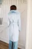 Milan Calling Wool Coat - Light Blue sold by Hazel & Olive