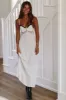 Queen of the Polka Dots Maxi Dress - White and Black sold by Hazel & Olive