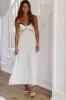 Queen of the Polka Dots Maxi Dress - White and Black sold by Hazel & Olive