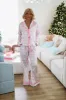 Fancy Me Pant and Top Pajama Set - Pink and Blue sold by Hazel & Olive