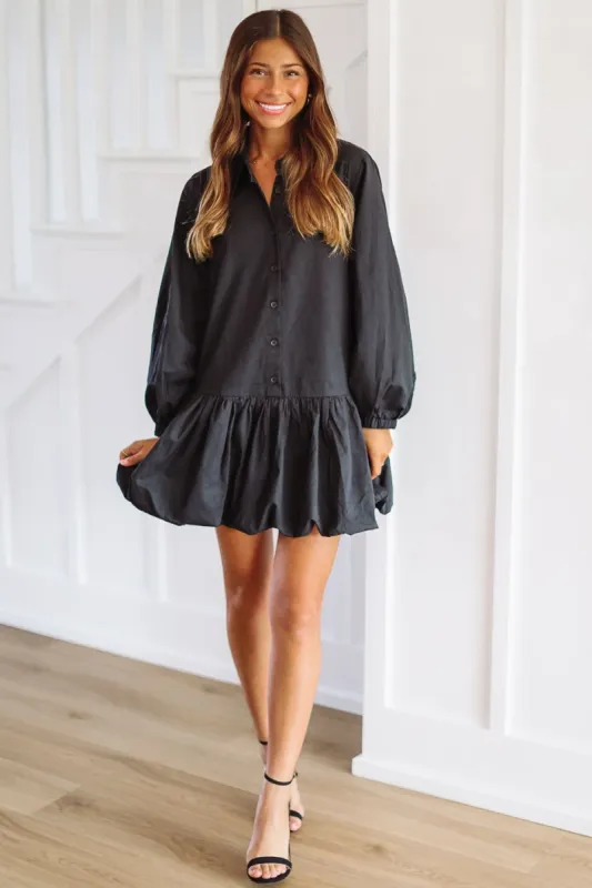 Got To Go Mini Dress - Black sold by Hazel & Olive