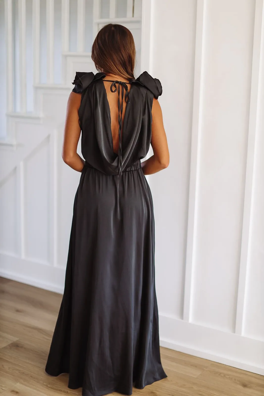 Don't Blame Me Maxi Dress - Black sold by Hazel & Olive product image thumbnail 2