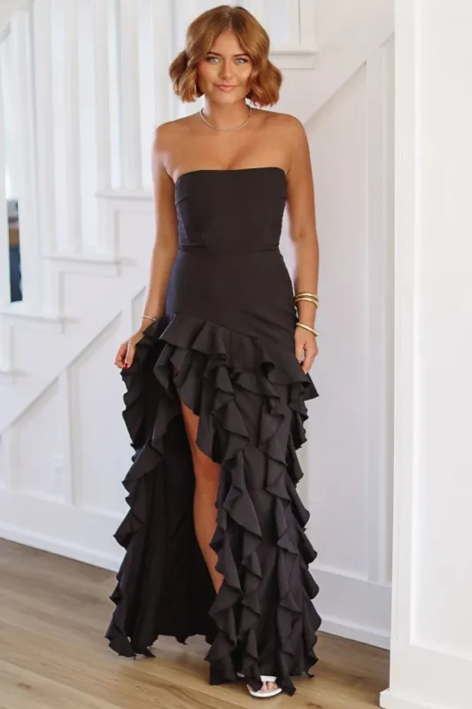Midnight Moves Maxi Dress - Black sold by Hazel & Olive