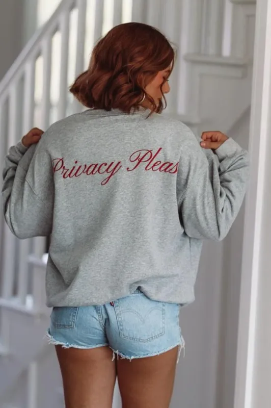 Paris Oversized Sweatshirt - Heather Grey sold by Hazel & Olive
