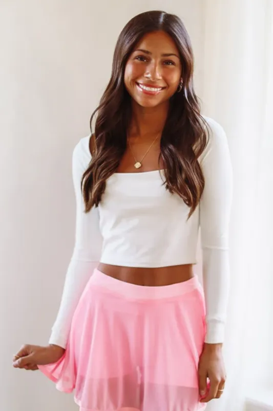Always Active Crop Top - White sold by Hazel & Olive