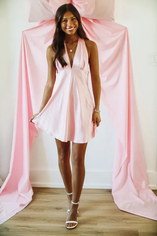 Give Me 10 Days Mini Dress - Pink sold by Hazel & Olive