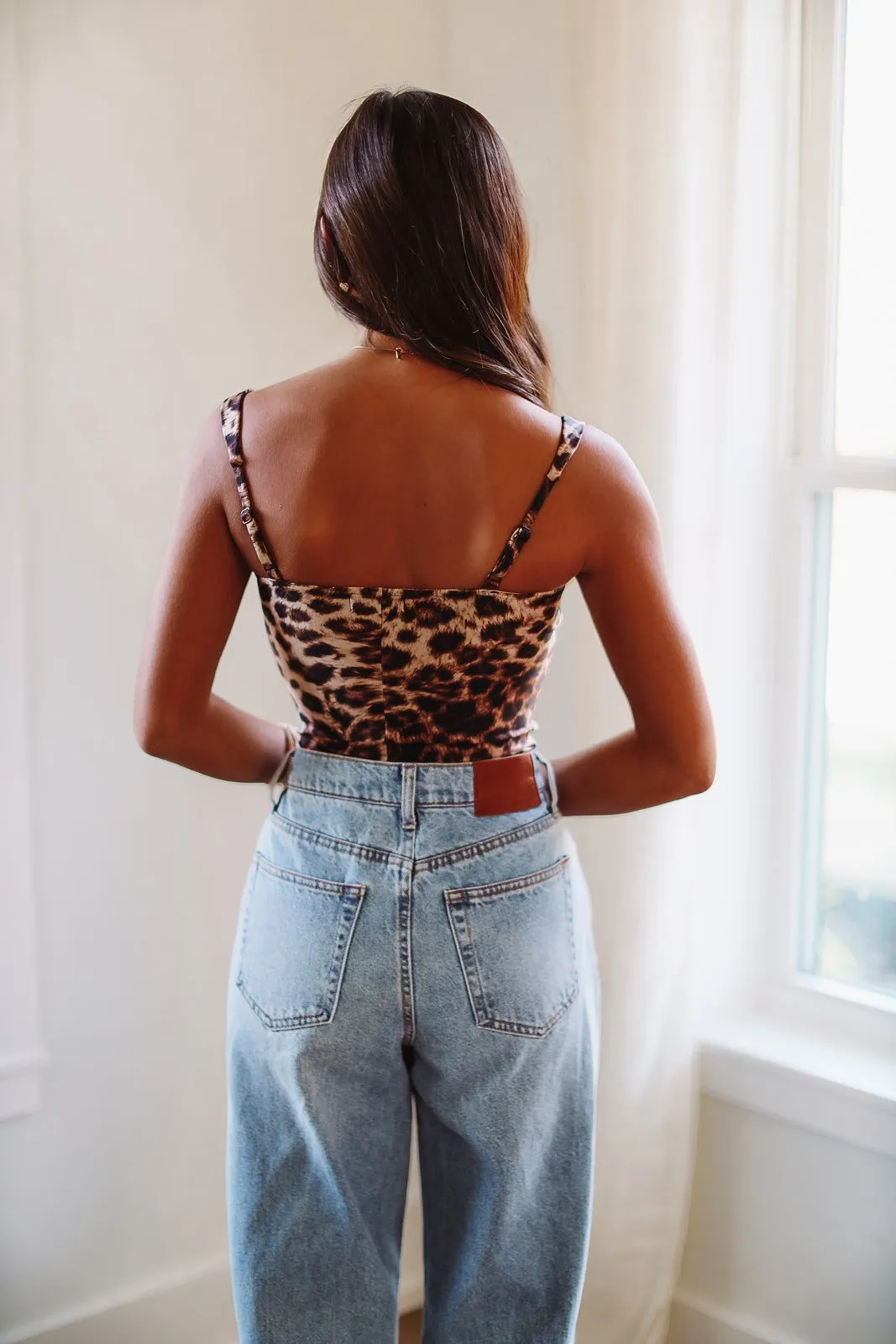 Good American Sweetheart Bodysuit - Leopard sold by Hazel & Olive product image thumbnail 3