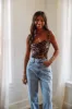 Good American Sweetheart Bodysuit - Leopard sold by Hazel & Olive