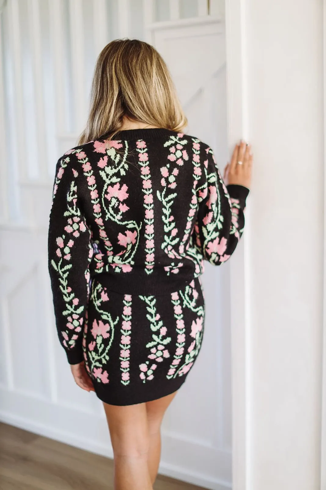 More to Come Knit Mini Skirt - Black sold by Hazel & Olive product image thumbnail 2