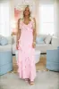 Ever so Fancy Maxi Dress Gown - Pink sold by Hazel & Olive