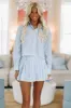 Defrosting Top and Skirt Set - Blue sold by Hazel & Olive