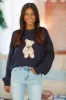 Bear That Cares Sweater - Navy sold by Hazel & Olive