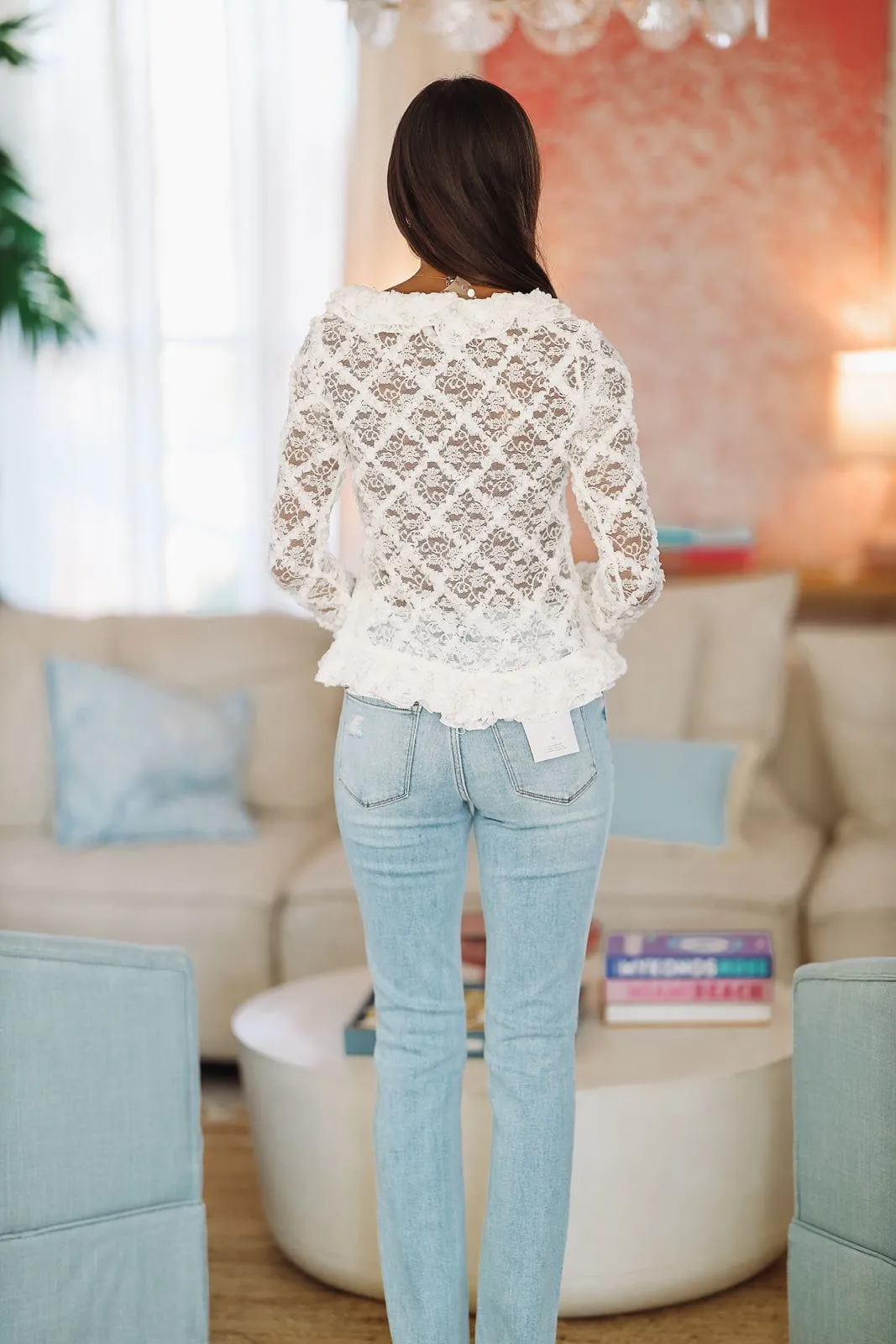 Be Memorable Crop Top - Cream sold by Hazel & Olive product image thumbnail 3