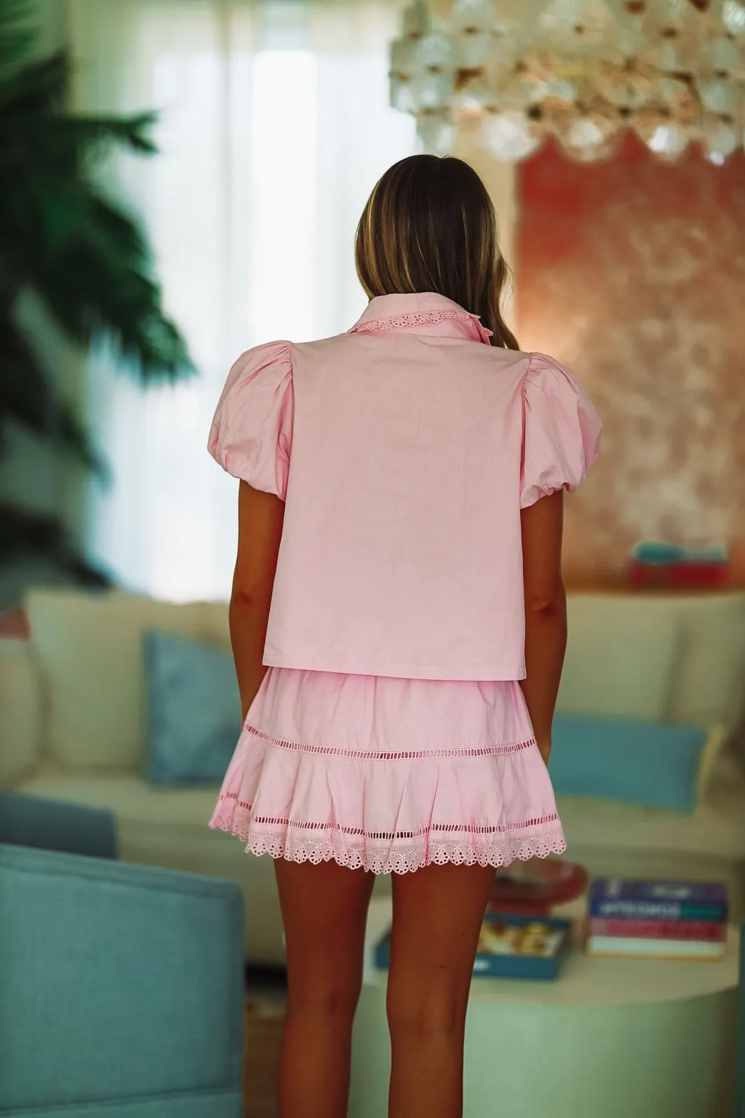 Candied Raindrop Top and Skort Set - Pink sold by Hazel & Olive product image thumbnail 2