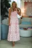 Popularity Piece Floral Maxi Dress - Pink sold by Hazel & Olive