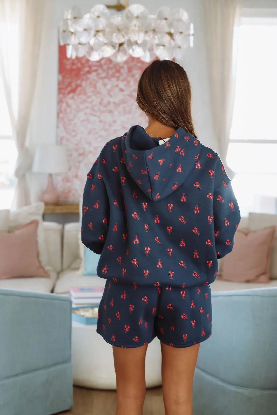 You're my Lobster Hoodie - Navy sold by Hazel & Olive product image thumbnail 3
